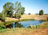 Озеро Круглое в пойме Урала