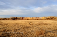 Обрыв Семицветка. Ноябрь 2012 года