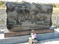 Памятник «Прииск-Кумак: 1914–1964». Август 2023 года