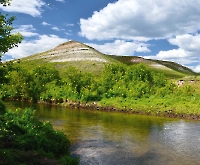 Река Садак у Белой горы близ с. Ефремово-Зыково.