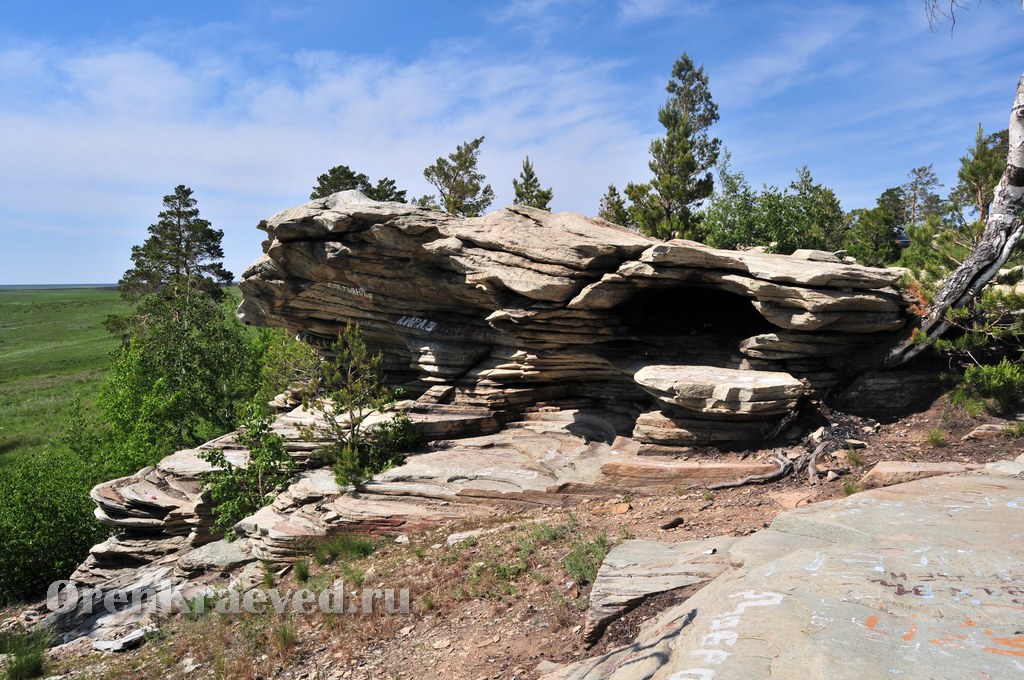 Карагайский бор и ущелье на реке Губерле