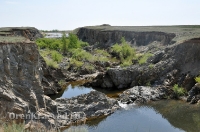 Проран-водосброс Кумакского водохранилища
