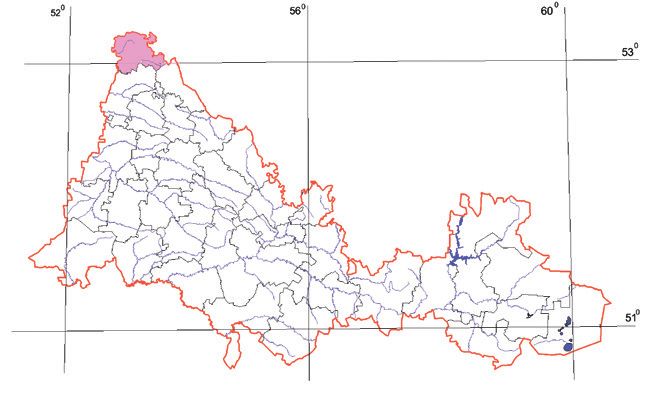 Распространение Жужелица Менетрие – Carabus menetriesi