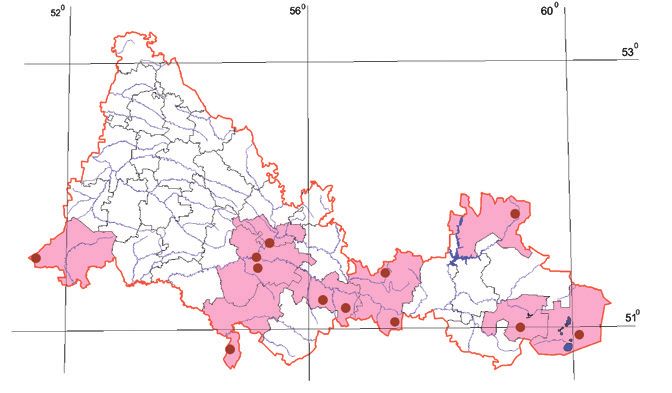 Распространение Бессарабская жужелица – Carabus bessarabicus