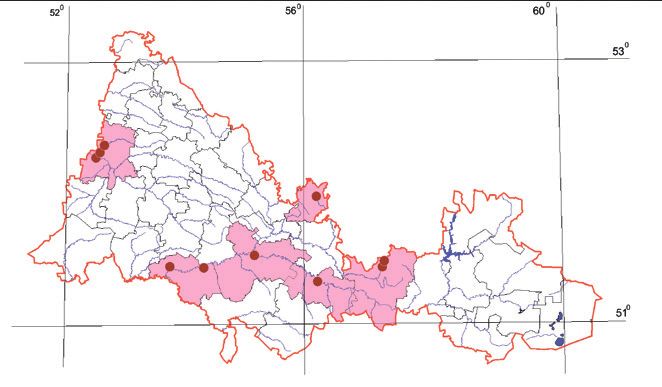 Распространение Усач кожевник – Prionus coriarius