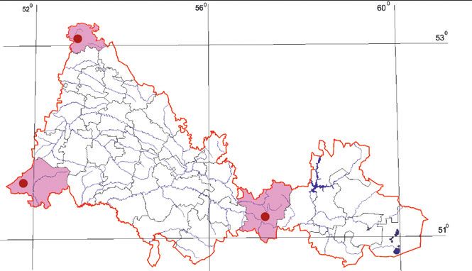 Распространение Малая павлиноглазка – Saturnia pavonia