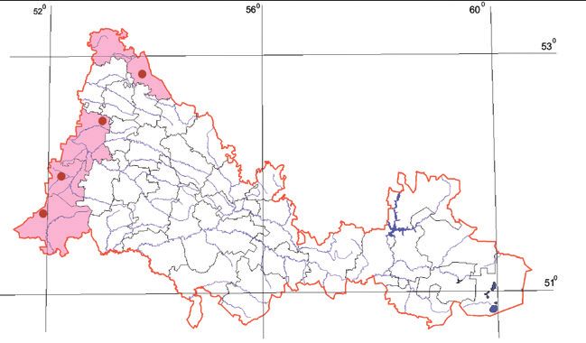 Распространение Обыкновенная медянка – Coronella austriaca