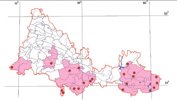 Распространение Красавка – Anthropoides virgo