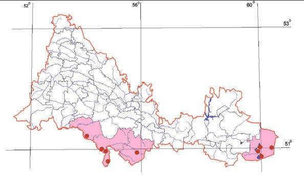 Распространение Шилоклювка – Recurvirostra avosetta