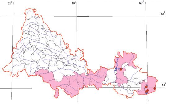 Распространение Черноголовый хохотун – Larus ichthyaetus