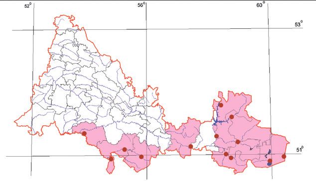 Распространение Малая крачка – Sterna albifrons