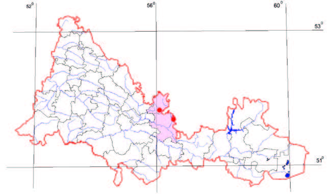 Распространение Лук косой – Allium obliquum L.