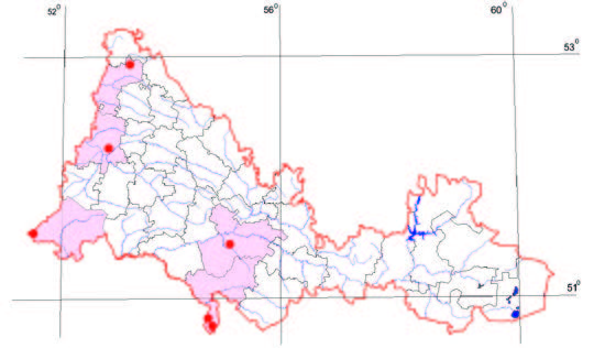 Распространение Пушистоспайник длиннолистный – Eriosynaphe longifolia (Fich. ex Spreng.) DC.