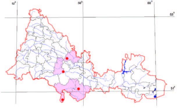 Распространение Пупавка Корнух-Троцкого – Anthemis trotzkiana Claus