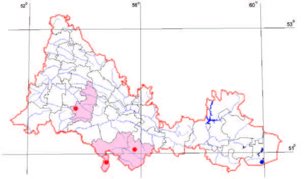 Распространение Клоповник Мейера – Lepidium meyeri Claus