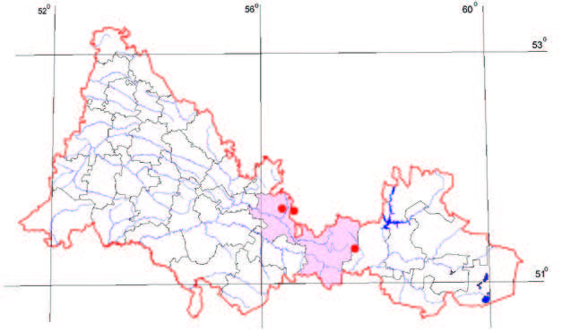 Распространение Клаузия солнцепечная – Clausia aprica (Steph.) Korn.-Tr.