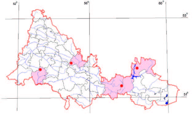 Распространение Гвоздика иглолистная – Dianthus acicularis Fisch. ex Ledeb. Распространение Гвоздика иглолистная – Dianthus acicularis Fisch. ex Ledeb.