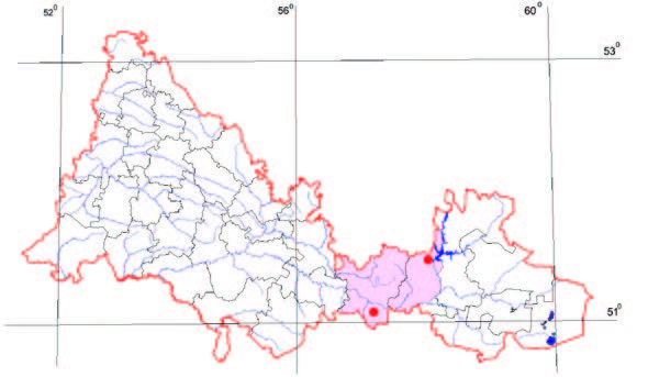 Распространение Смолевка башкирская – Silene baschkirorum Janisch.