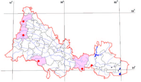 Распространение Люцерна решетчатая – Medicago cancellata Bieb.