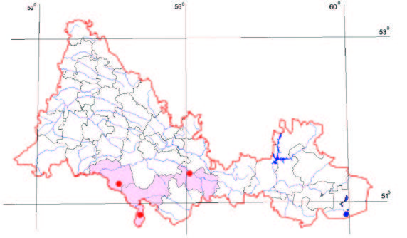 Распространение Чина изогнутая – Lathyrus incurvus (Roth) Roth 
