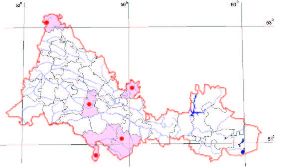 Распространение Лен уральский – Linum uralense Juz.