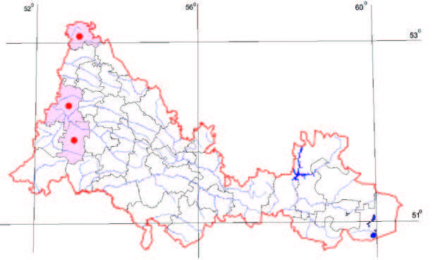Распространение Мякотница однолистная – Malaxis monophyllos (L.) Sw.