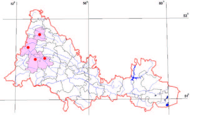 Распространение Тайник овальный – Listera ovata (L.) R. Br. Распространение Тайник овальный – Listera ovata (L.) R. Br.