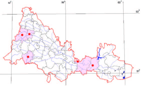 Распространение Ковыль красивейший – Stipa pulcherrima C. Koch.