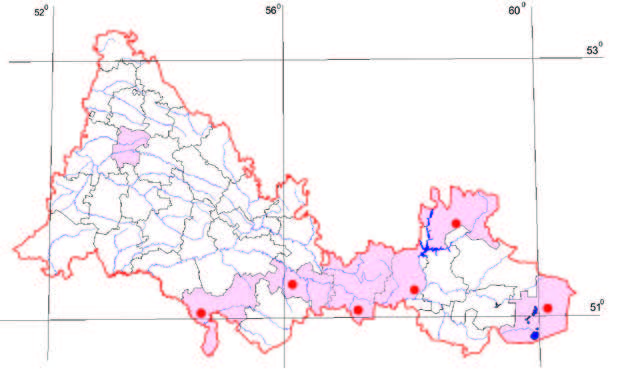 Распространение Чий блестящий – Achnatherum splendens (Trin) Nevski