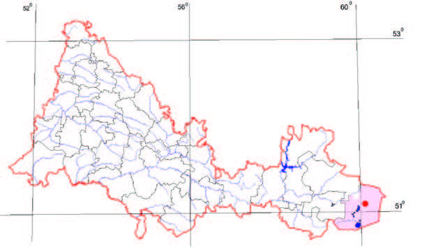 Распространение Курчавка шиповатая – Atraphaxis spinosa L.