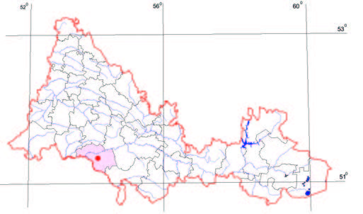 Распространение Боярышник сомнительный – Crataegus ambigua C.A. Mey. ex A. Beck. 