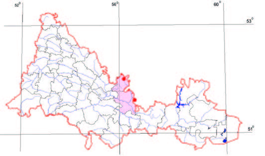 Распространение Фиалка удивительная – Viola mirabilis L.