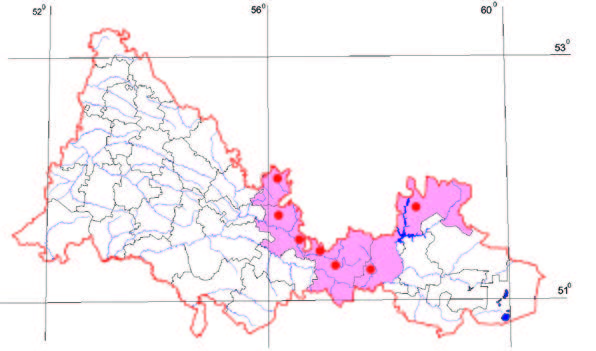 Распространение Костенец постенный – Asplenium ruta-muraria L.
