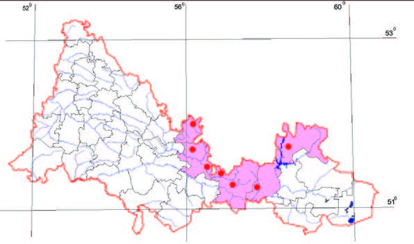 Распространение Костенец северный – Asplenium septentrionale (L.) Hoffm.