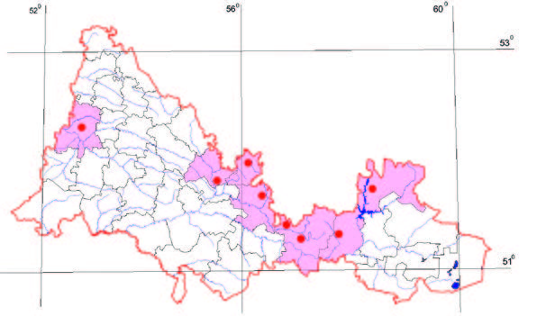 Распространение Пузырник ломкий – Cystopteris fragilis (L.) Bernh.