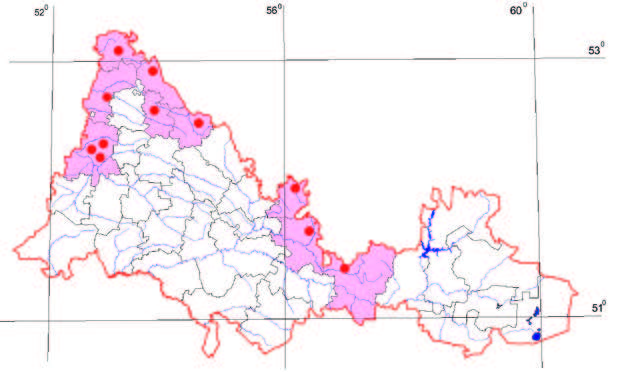 Распространение Страусник обыкновенный – Matteuccia struthiopteris (L.) Tod.