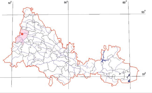 Распространение Гроздовник полулунный – Botrychium lunaria (L.)
