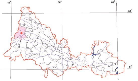 Распространение Калликладиум Холдейна – Callicladium haldanianum (Grev.) H.A. Crum