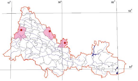 Распространение Трутовик клубневый – Polyporus tuberaster (Pers.) Fr.