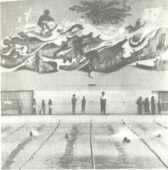 Во Дворце спорта горняков. 