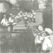 В пионерском лагере «Солнечная горка». 