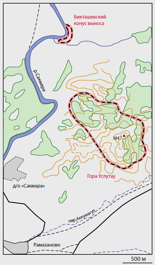 Гора Услутау (Бикташевский риф, гора Бикташ)