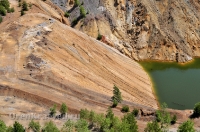 Разрез Блявинского колчеданного месторождения. Май 2013 года