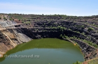 Разрез Блявинского колчеданного месторождения. Май 2013 года