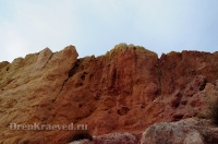 Обрыв Семицветка. Ноябрь 2012 года