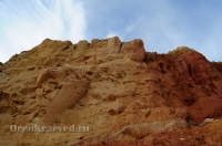 Обрыв Семицветка. Ноябрь 2012 года