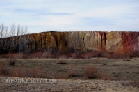 Обрыв Семицветка. Ноябрь 2012 года