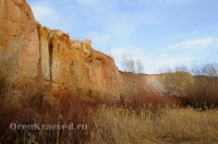Обрыв Семицветка. Ноябрь 2012 года