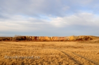 Обрыв Семицветка. Ноябрь 2012 года