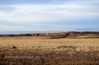 Обрыв Семицветка. Ноябрь 2012 года